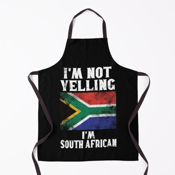 Item preview, Funny South African Gift: I'm Not Yelling, I'm South African - Retro South Africa Flag - South Africa Pride designed and sold by Adexyl.