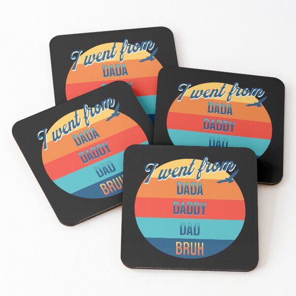 Item preview, I Went From Dada Daddy Dad Bruh - Funny Retro Vintage Sun Father's Day Gifts designed and sold by Coffee Partee.