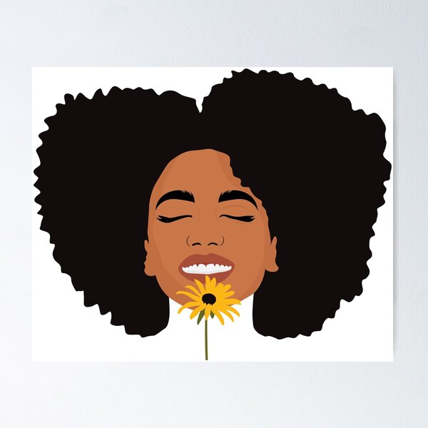 Item preview, Afro Girl designed and sold by AsreArt.