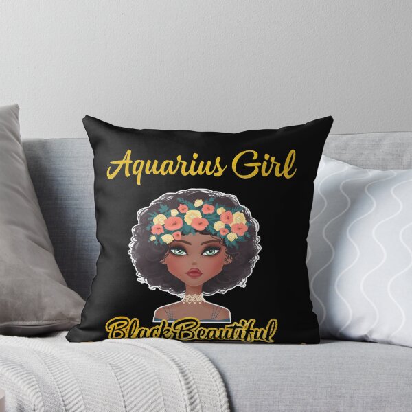 Item preview, Aquarius Girl Black Beautiful Brave Blessed T-shirt designed and sold by hoangtrongkhiem.