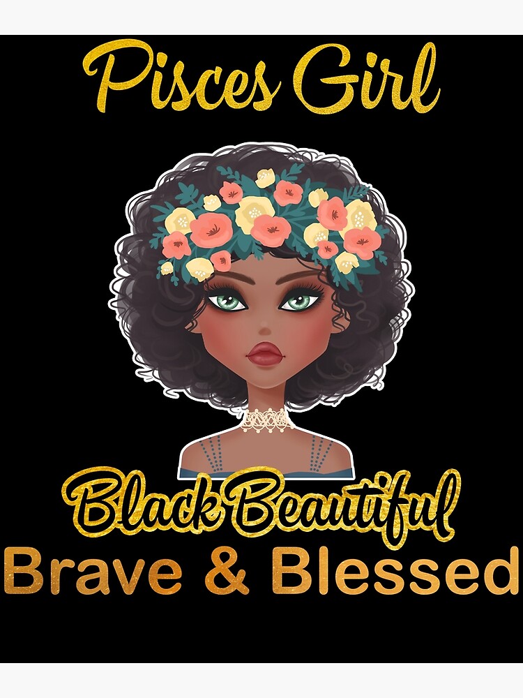 April Girl Black Beautiful Brave Blessed Tshirt For Women