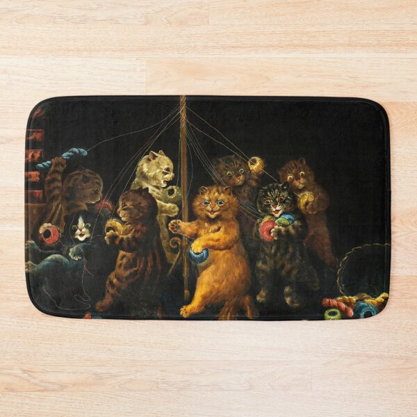 Item preview, The Maypole Art Print by Louis Wain |  louis wain cats | cat designed and sold by TeeARTHY.