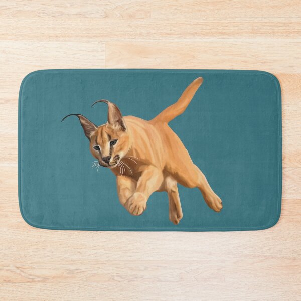 Item preview, Pouncing Caracal Cat designed and sold by Deborah Camp.