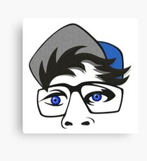 Mod Blue Eyes Canvas Print