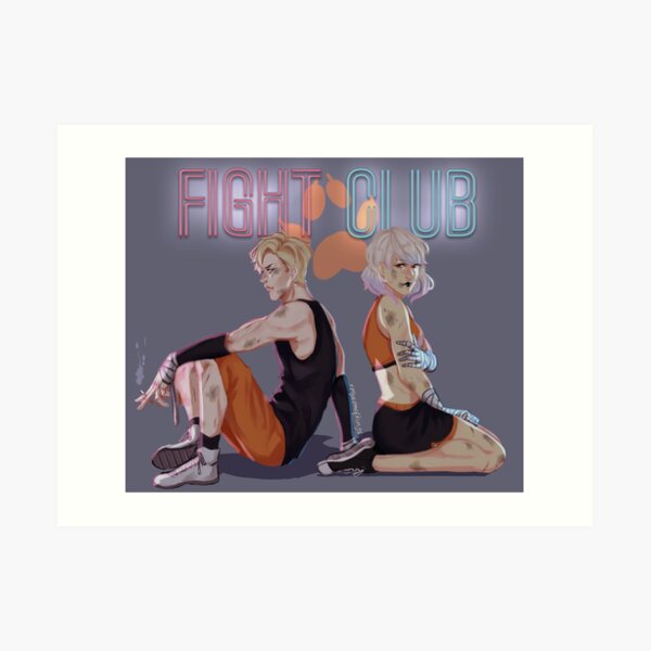 The Foxhole Fight Club Art Print