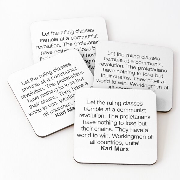 Item preview, Karl Marx Communist Quote. Best Gift for a Karl Marx's Socialist Fan (Communism quotes). designed and sold by margaretgiles.
