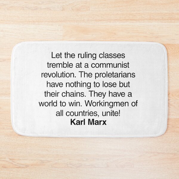Item preview, Karl Marx Communist Quote. Best Gift for a Karl Marx's Socialist Fan (Communism quotes). designed and sold by margaretgiles.