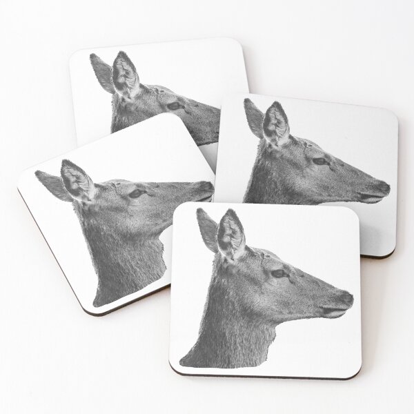 Item preview, Red Deer Hind in Black and White designed and sold by Dalyndigital Photography.