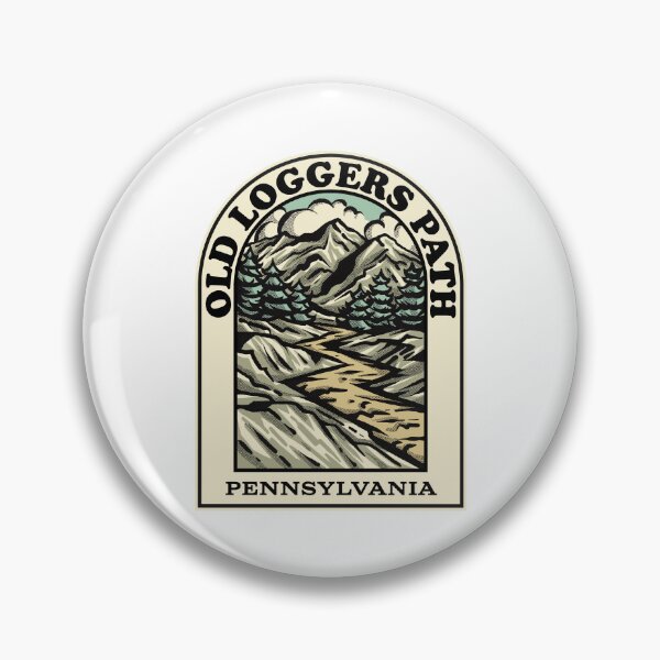 Item preview, Old Loggers Path Pennsylvania hiking backpacking trail designed and sold by HalpinDesign.