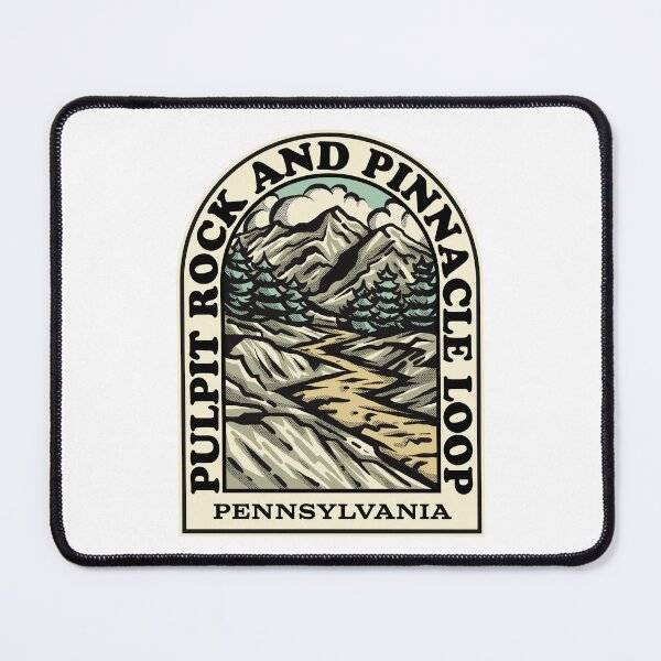 Item preview, Pulpit Rock and Pinnacle Loop Pennsylvania hiking backpacking trail designed and sold by HalpinDesign.