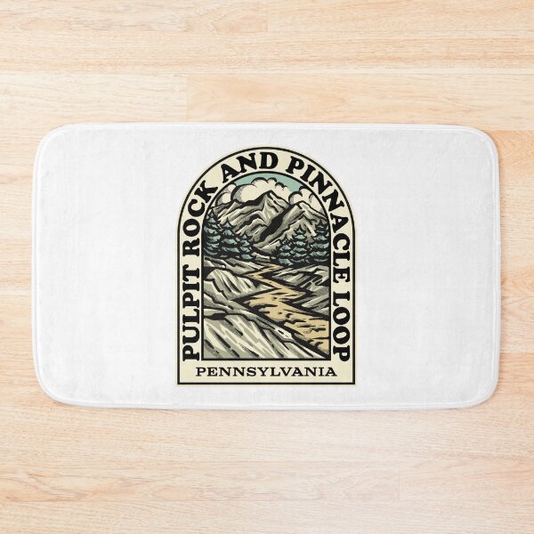 Item preview, Pulpit Rock and Pinnacle Loop Pennsylvania hiking backpacking trail designed and sold by HalpinDesign.