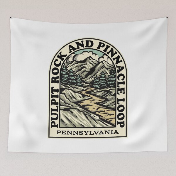 Item preview, Pulpit Rock and Pinnacle Loop Pennsylvania hiking backpacking trail designed and sold by HalpinDesign.