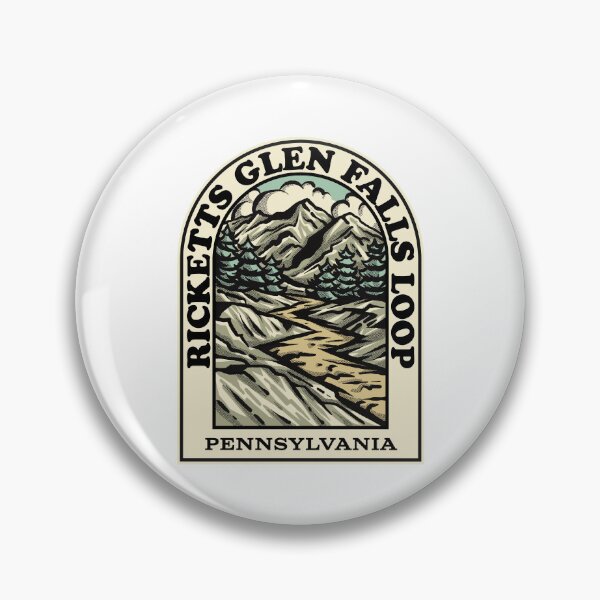 Item preview, Ricketts Glen Falls Loop Pennsylvania hiking backpacking trail designed and sold by HalpinDesign.