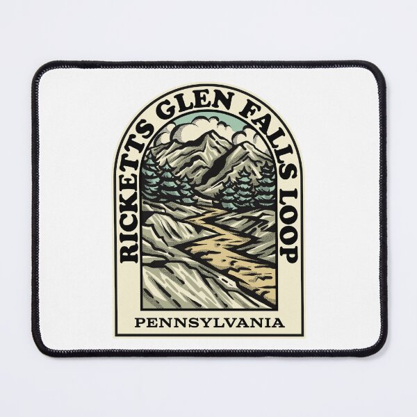 Item preview, Ricketts Glen Falls Loop Pennsylvania hiking backpacking trail designed and sold by HalpinDesign.