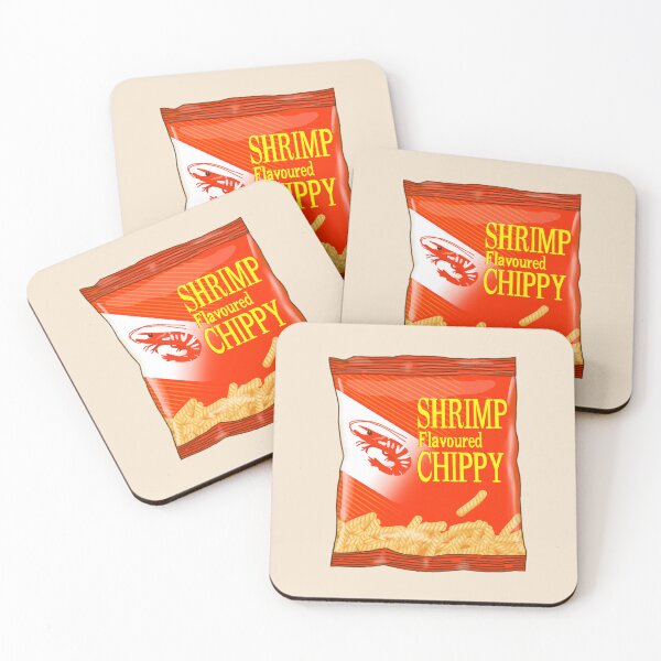 Item preview, Shrimp Chips Illustration designed and sold by tifft.
