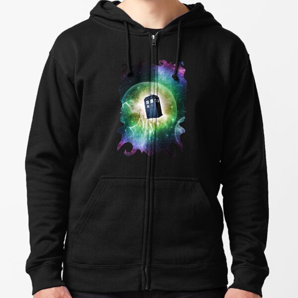 Universe Blue Box Tee The Doctor T-Shirt Zipped Hoodie