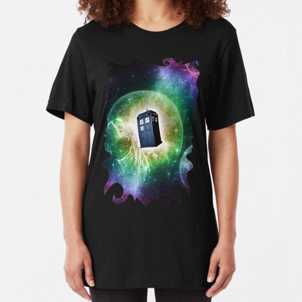 Universe Blue Box Tee The Doctor T-Shirt Slim Fit T-Shirt