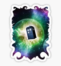 Universe Blue Box Tee The Doctor T-Shirt Sticker
