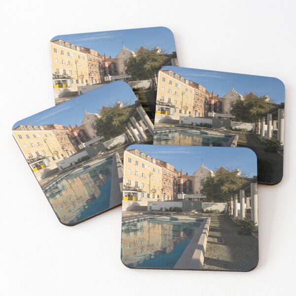 Item preview, Charming Lisbon - Miradouro de Santa Luzia Morning Reflections designed and sold by Georgia Mizuleva.