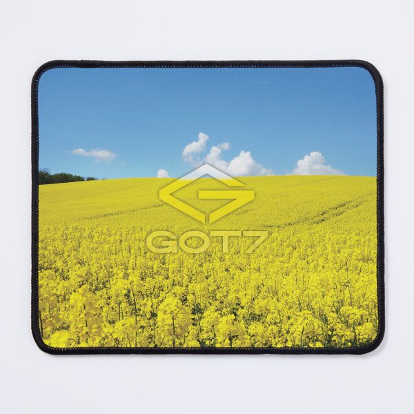 Item preview, 2022 GOT 7 Logo in Glass Style over Yellow Flower Field designed and sold by CrownMaru.