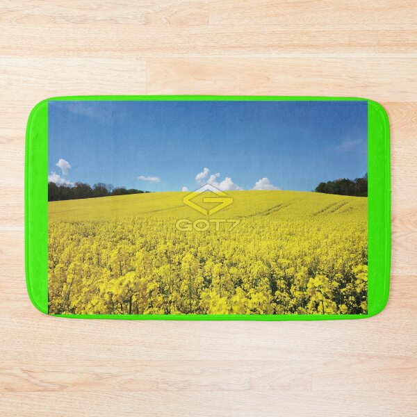 Item preview, 2022 GOT 7 Logo in Glass Style over Yellow Flower Field designed and sold by CrownMaru.