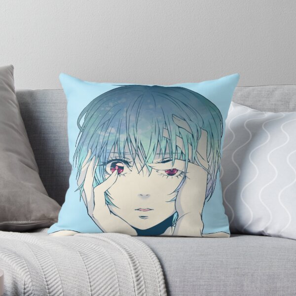 Rei Ayanami Neon Genesis Evangelion Throw Pillow