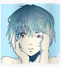 Rei Ayanami Neon Genesis Evangelion Poster