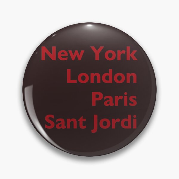 Item preview, New York London Paris Sant Jordi   designed and sold by BlackGirlMs.