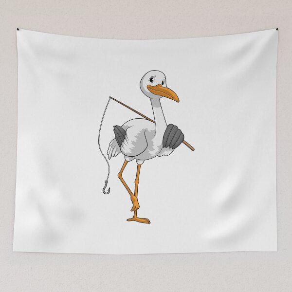 Item preview, Stork Angler Fishing rod Fishing designed and sold by Snabdesign84.