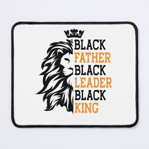 Item preview, Black Father Black Leader Black King Happy Fathers Day Dad Lion designed and sold by clothesy7.
