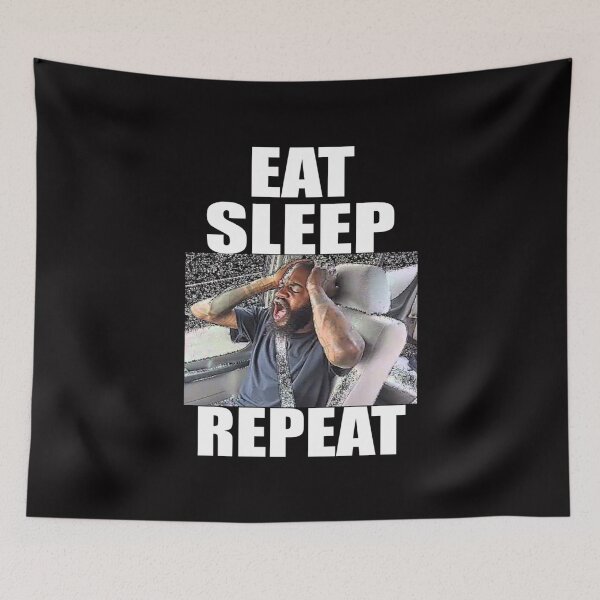 Item preview, Eat Sleep Scream Repeat designed and sold by RenoMelino.