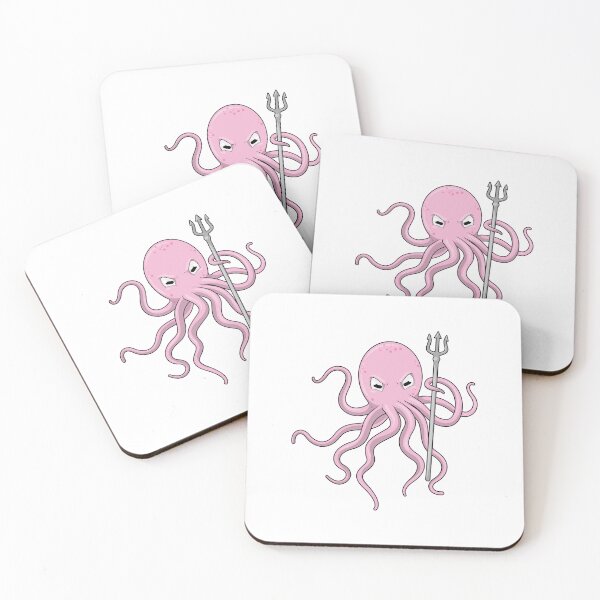 Item preview, Octopus as Wizard with Trident designed and sold by Snabdesign84.