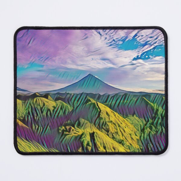 Item preview, Mountain view with paint effects. designed and sold by MerWishes.
