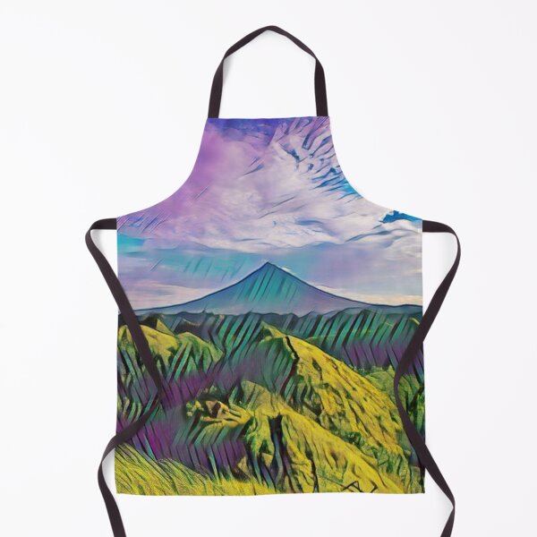 Artikelvorschau, Bergblick mit Farbeffekten. entworfen und verkauft von MerWishes.
