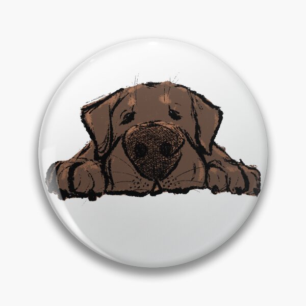 Item preview, Sweet Chocolate Lab Face designed and sold by Christine Philbrick.