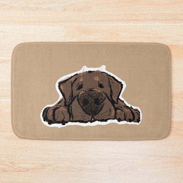 Item preview, Sweet Chocolate Lab Face designed and sold by Christine Philbrick.