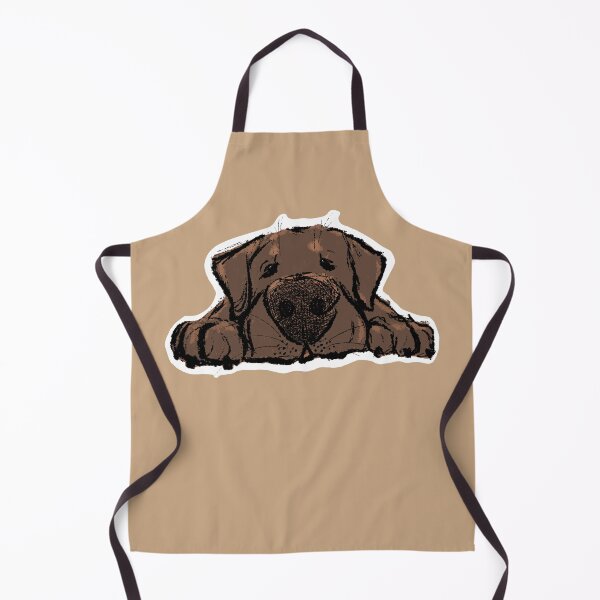 Item preview, Sweet Chocolate Lab Face designed and sold by Christine Philbrick.