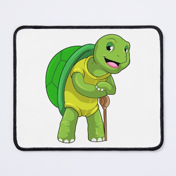 Item preview, Turtle as Pensioner with Walking stick designed and sold by Snabdesign84.