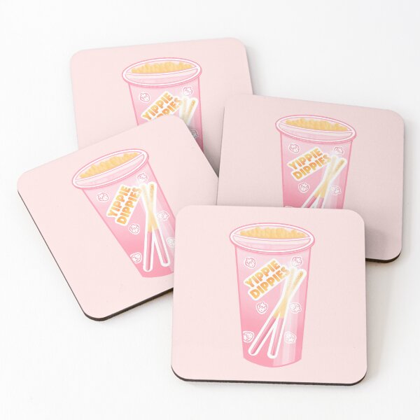 Item preview, Yippie Dippies Strawberry Dip Stick Snack illustration designed and sold by tifft.
