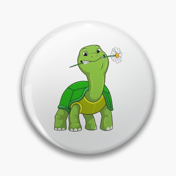 Item preview, Turtle with Flower Daisy designed and sold by Snabdesign84.