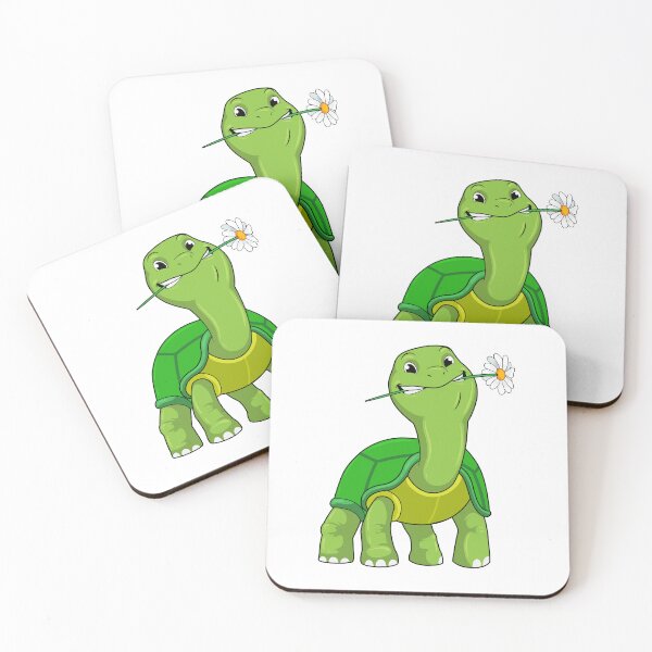 Item preview, Turtle with Flower Daisy designed and sold by Snabdesign84.