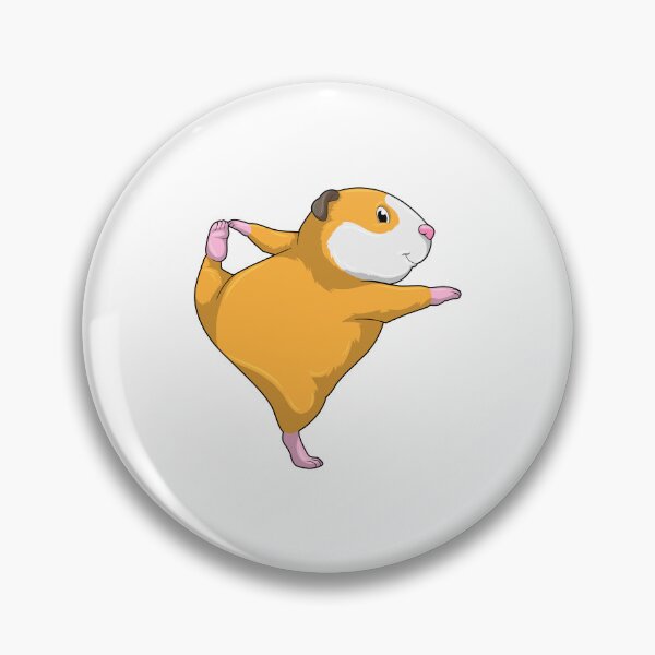 Artikelvorschau, Meerschweinchen bei Yoga Dehnübung entworfen und verkauft von Snabdesign84.