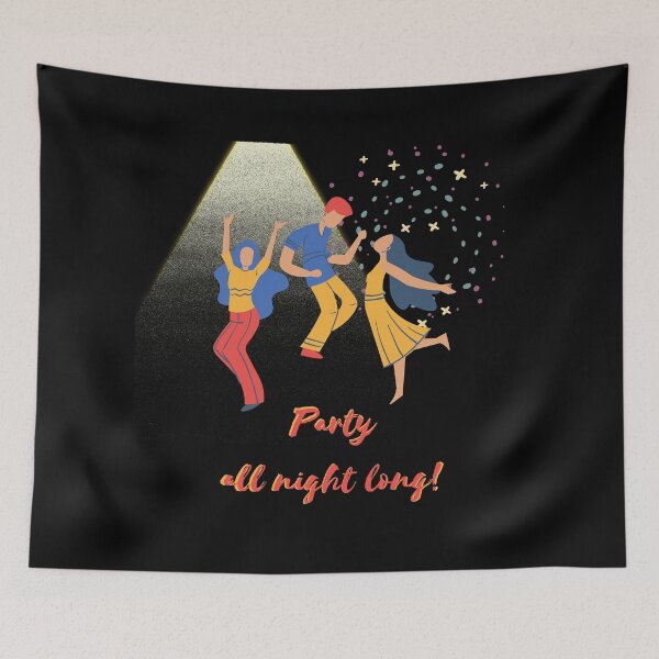 Item preview, Party All Night Long designed and sold by PapitosPlace.