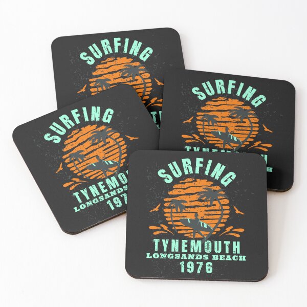 Item preview, Surfing Tynemouth Longsands Beach 1976 sunset designed and sold by MerchByCraig.