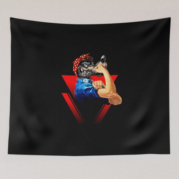 Item preview, Rosie the Wolf Riveter designed and sold by Zanimations.