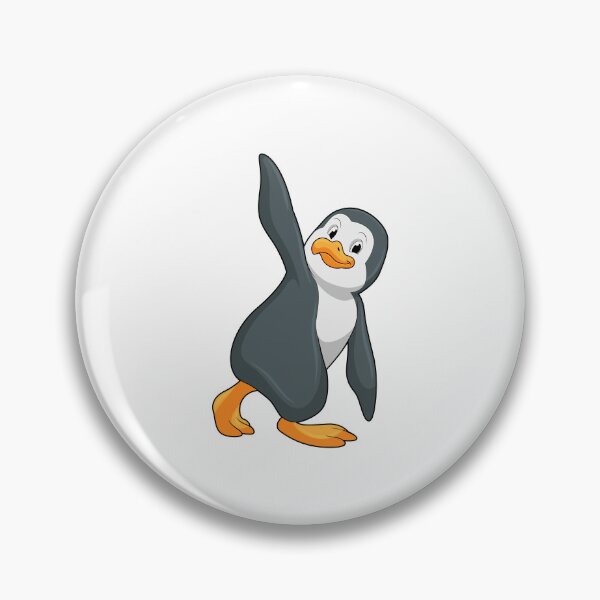 Artikelvorschau, Pinguin bei Yoga Dehnübung entworfen und verkauft von Snabdesign84.