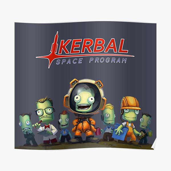 Kerbal Space Program KSP Team Poster