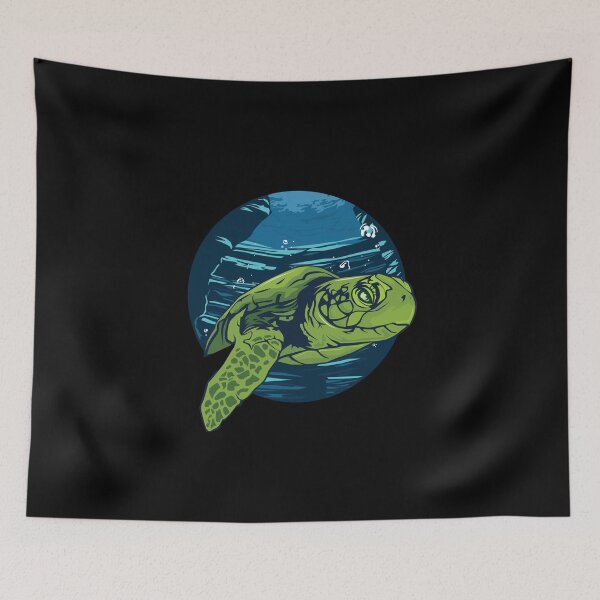 Item preview, Turtle Deep Sea Swimming Green Animal designed and sold by BakaOutfit.