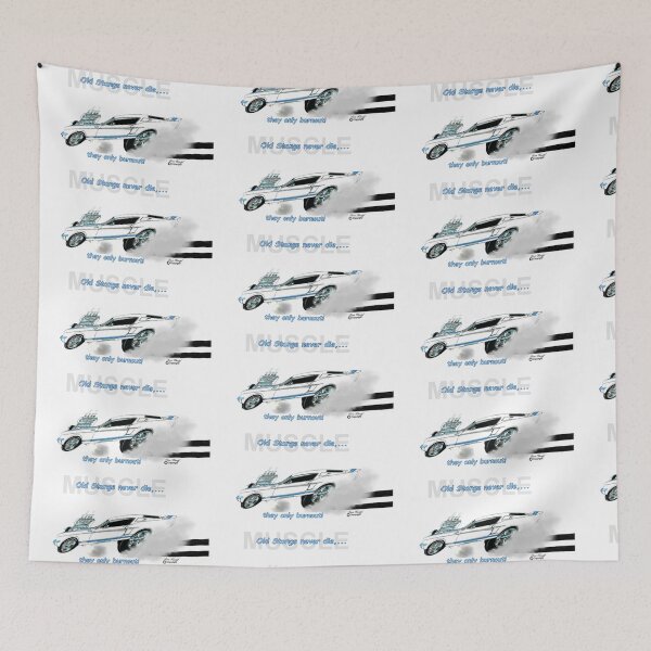 Item preview, Muscle Cars  //  Old Stangs never die,...they only burnout! designed and sold by Imagin8er.
