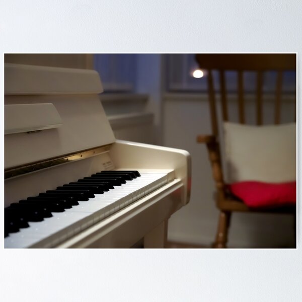 Item preview, White piano at home designed and sold by Alexander Sorokopud.